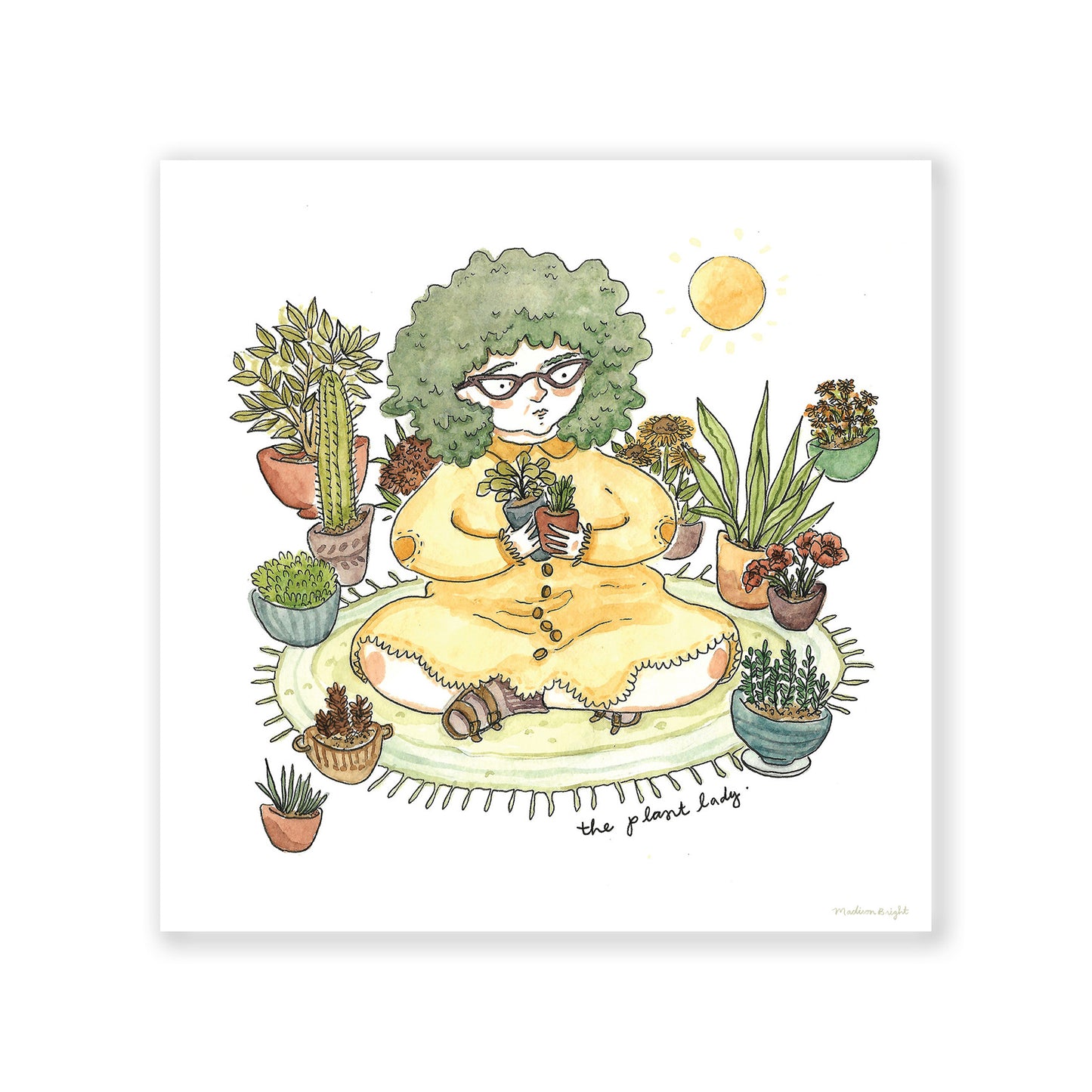 The Plant Lady - Art Print