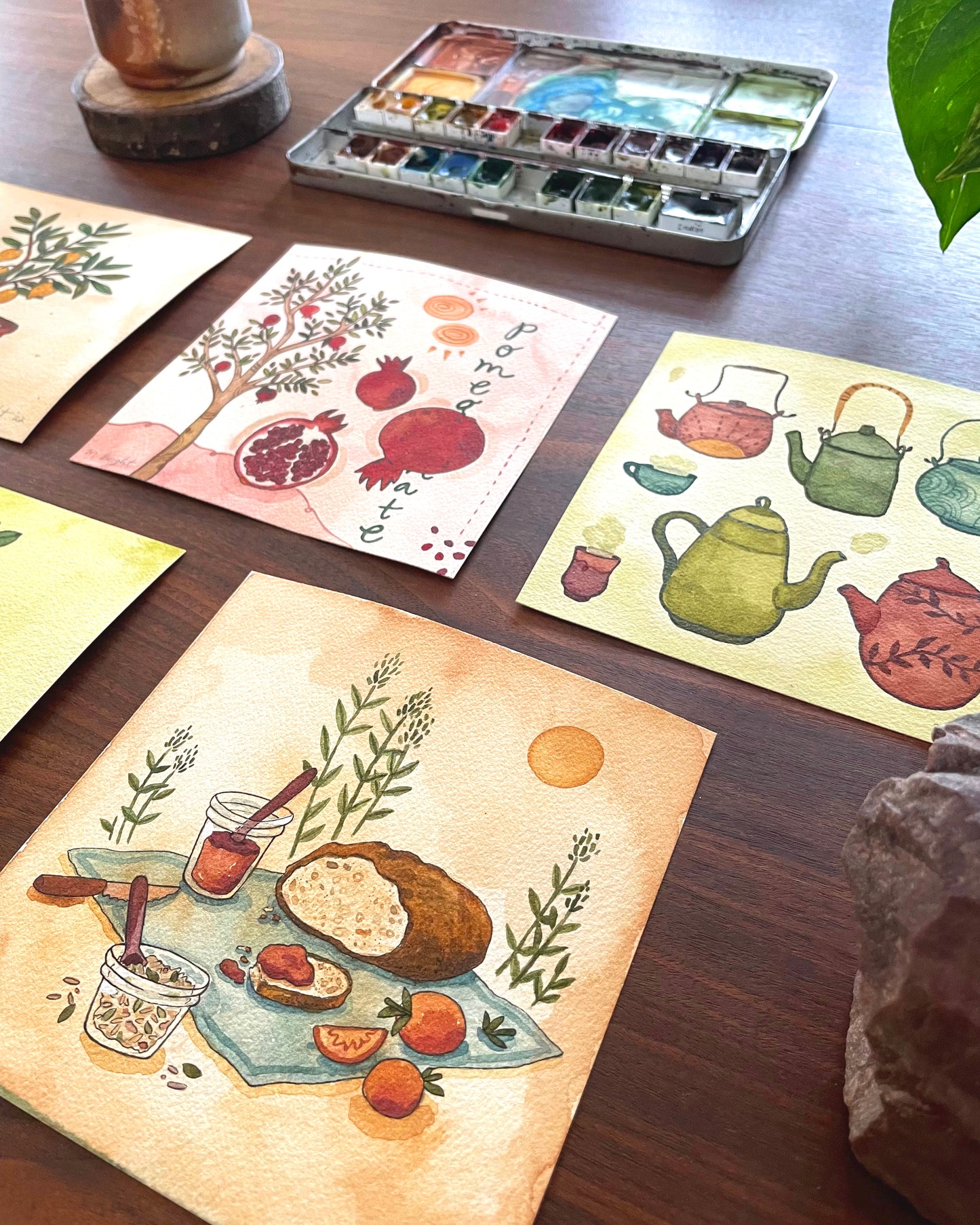 Little Teapots - Original Painting