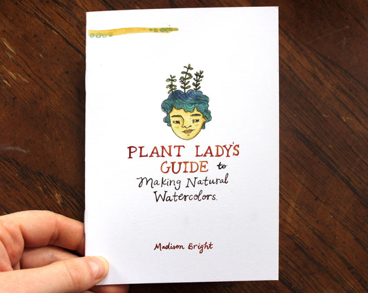 How to Make Natural Watercolors - Short Recipe Zine