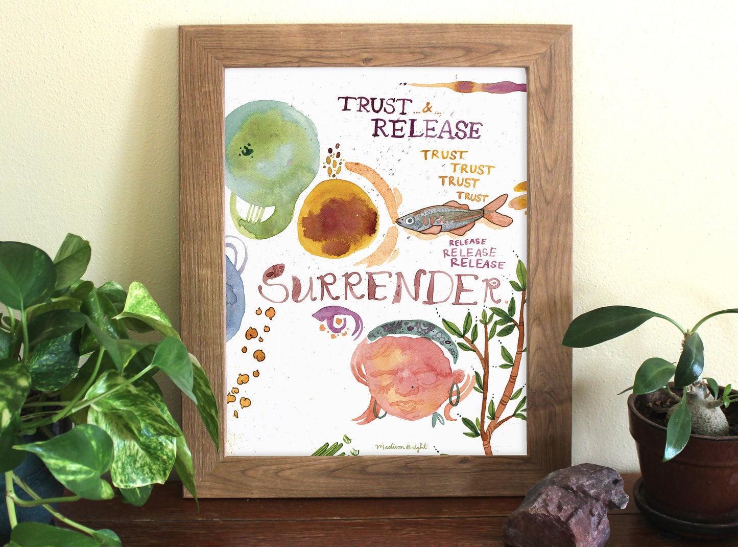 Trust, Release, Surrender - Art Print