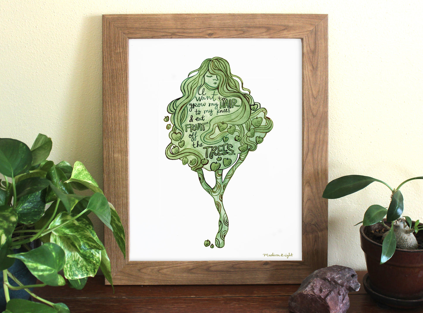 Tree Lady - Art Print