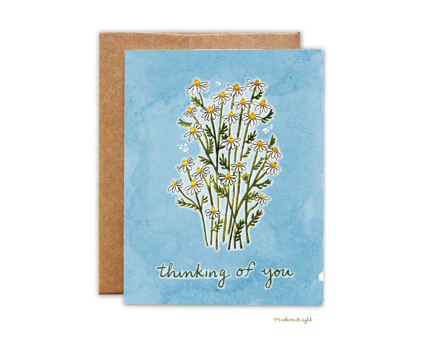 "Thinking of You" Chamomile - Greeting Card