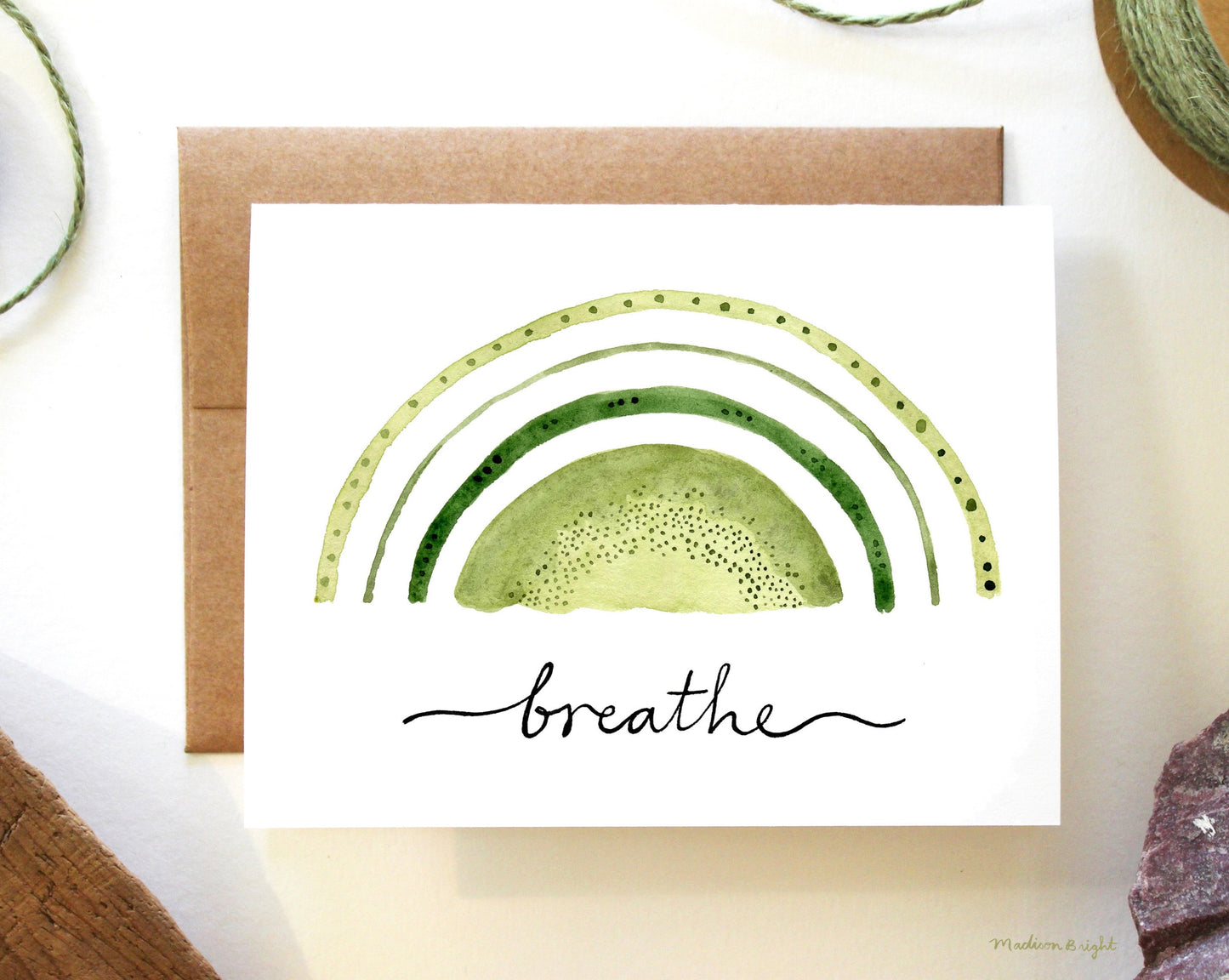 Breathe - Greeting Card