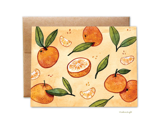 Tangerines - Greeting Card