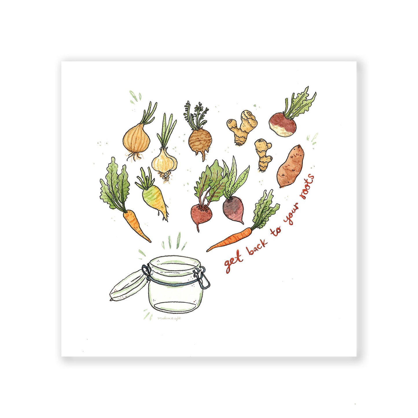 Root Veggies - Art Print