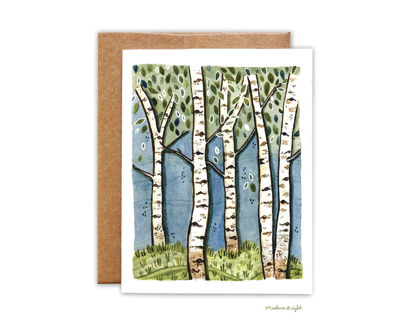 Birch Forest - Greeting Card