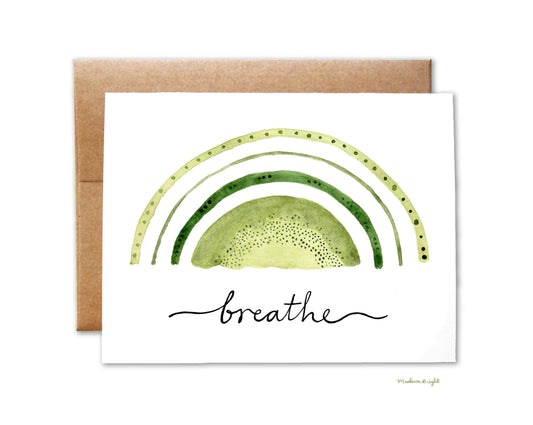 Breathe - Greeting Card