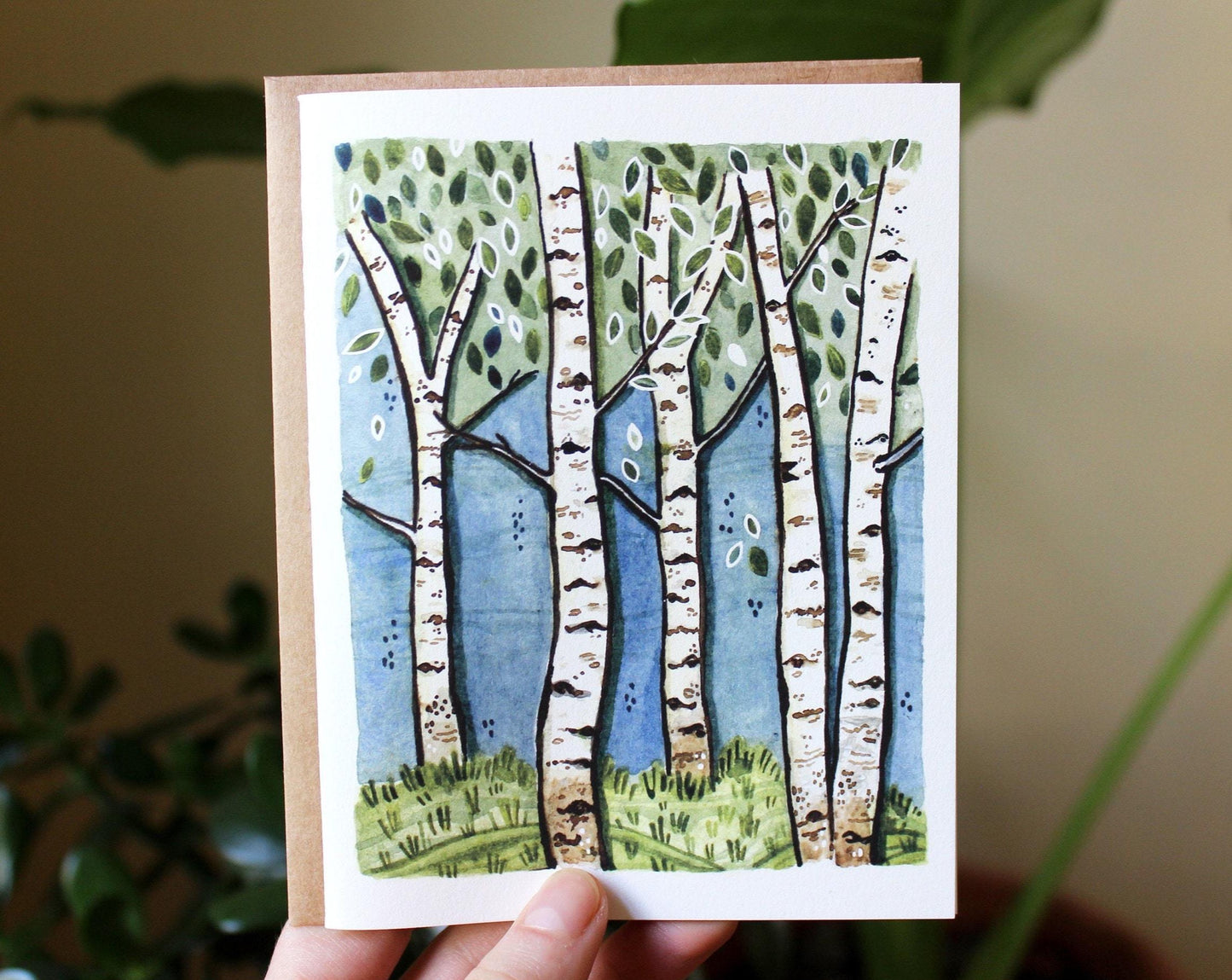 Birch Forest - Greeting Card
