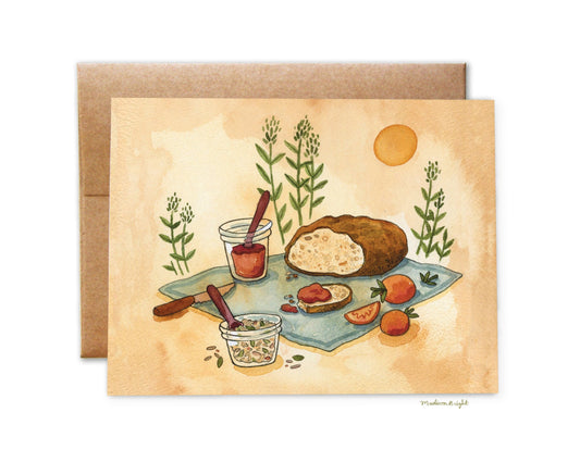 Picnic Time - Greeting Card