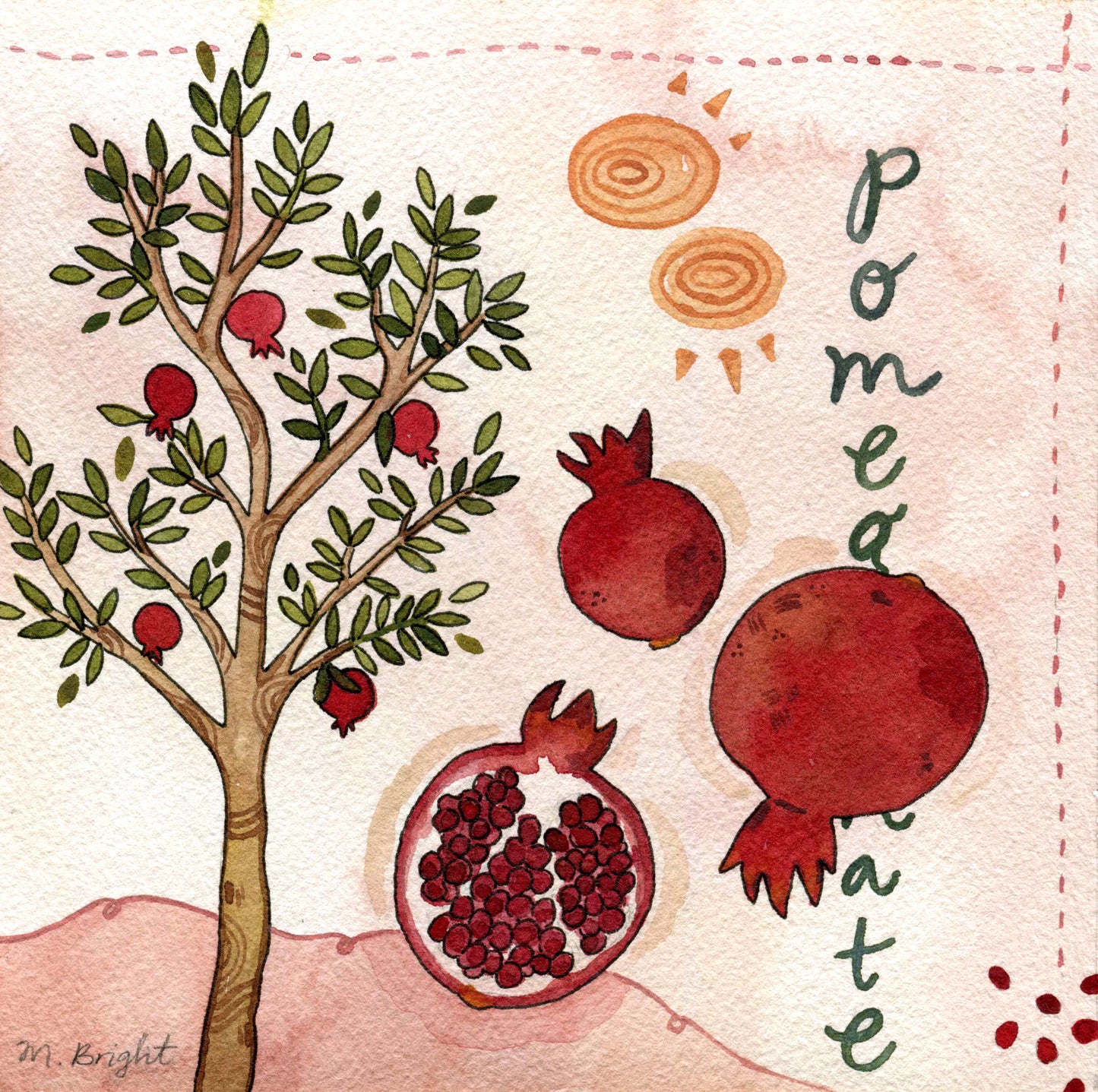 Pomegranate - Original Painting