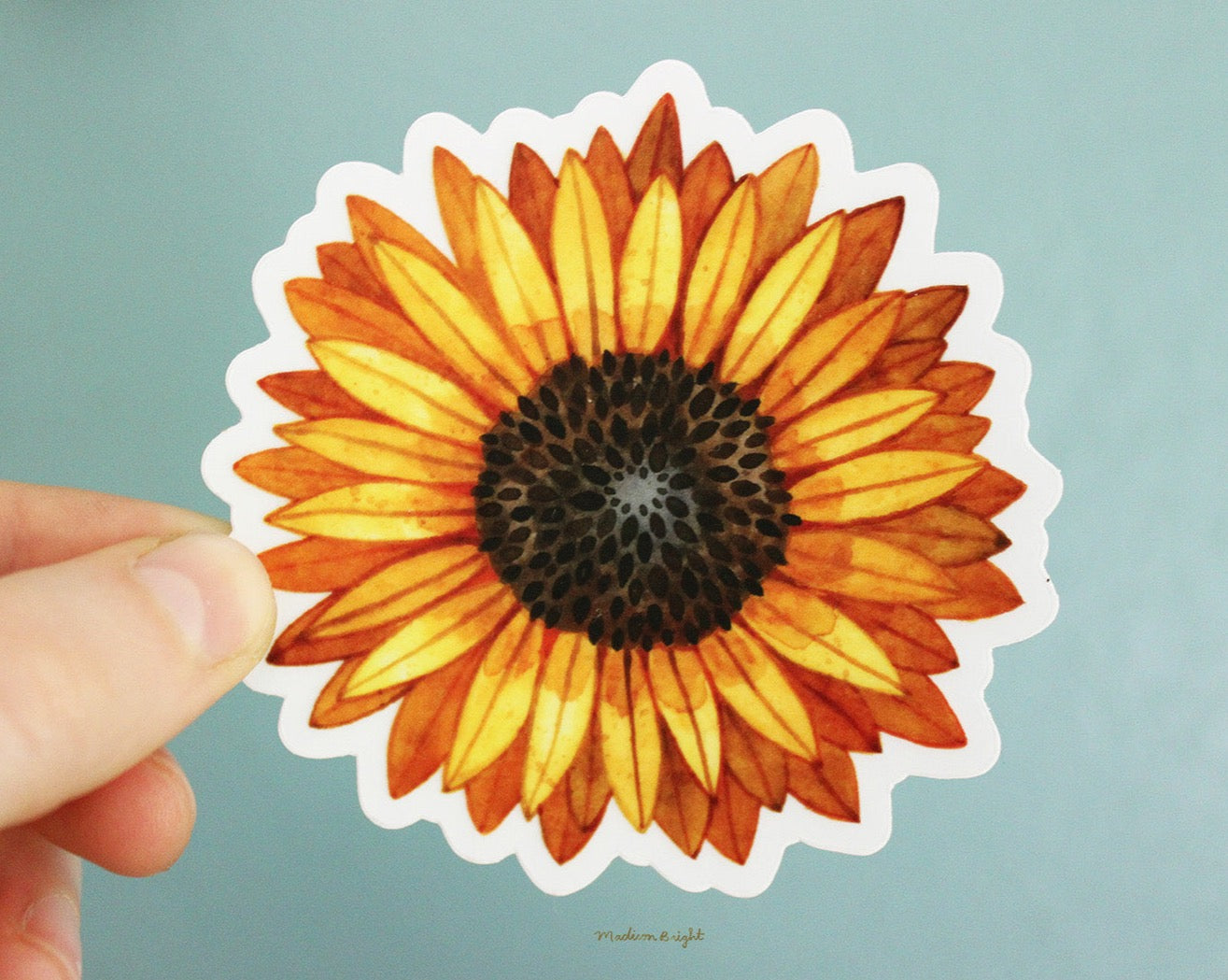 Sunflower - Clear Waterproof Sticker